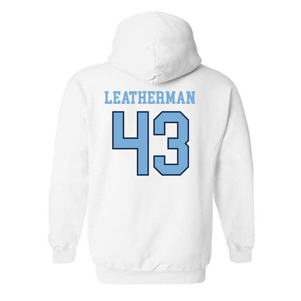 UNC - NCAA Baseball : Michael Riley Leatherman - Classic Shersey Hooded Sweatshirt-1