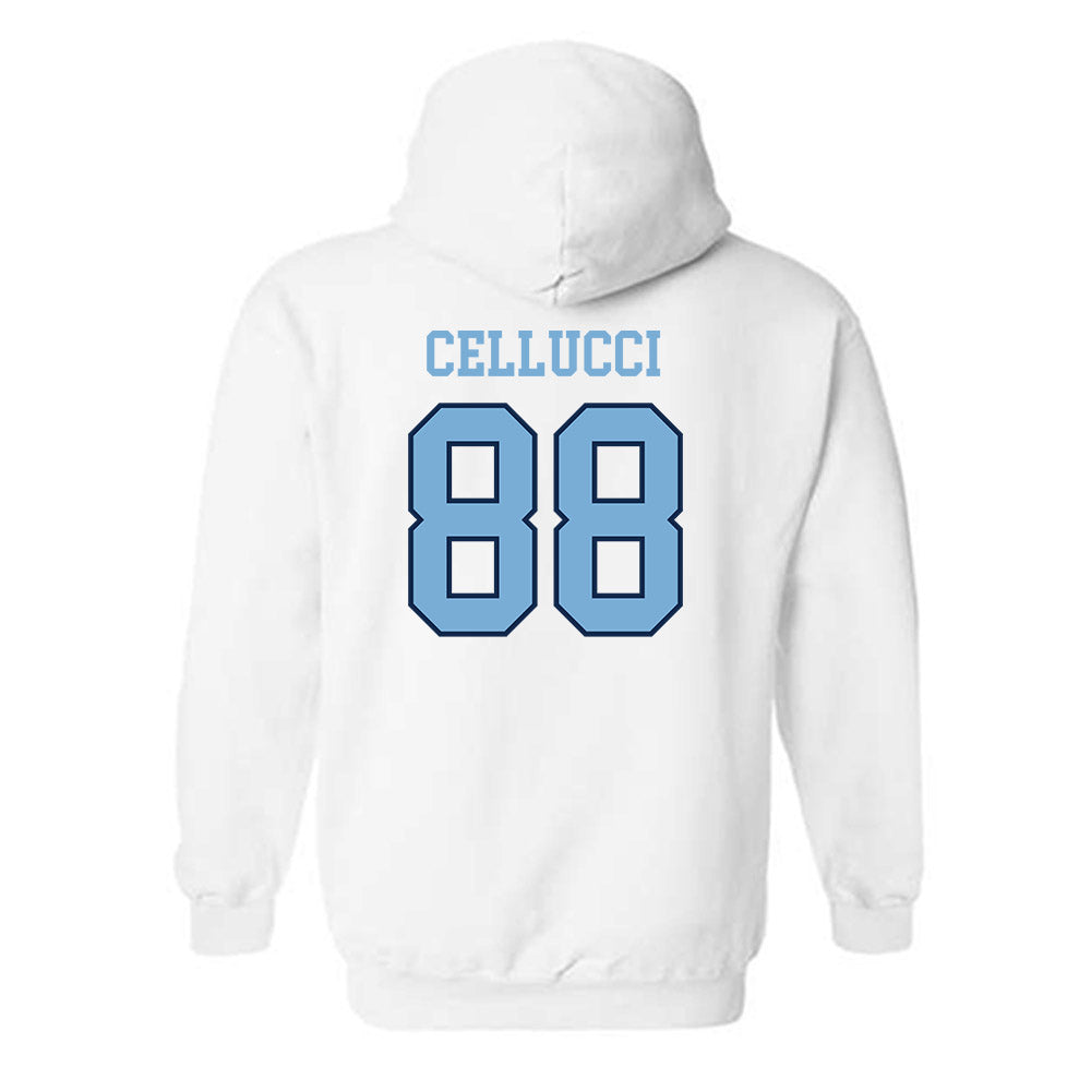 UNC - NCAA Men's Lacrosse : Chase Cellucci - Classic Shersey Hooded Sweatshirt-1