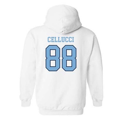 UNC - NCAA Men's Lacrosse : Chase Cellucci - Classic Shersey Hooded Sweatshirt-1