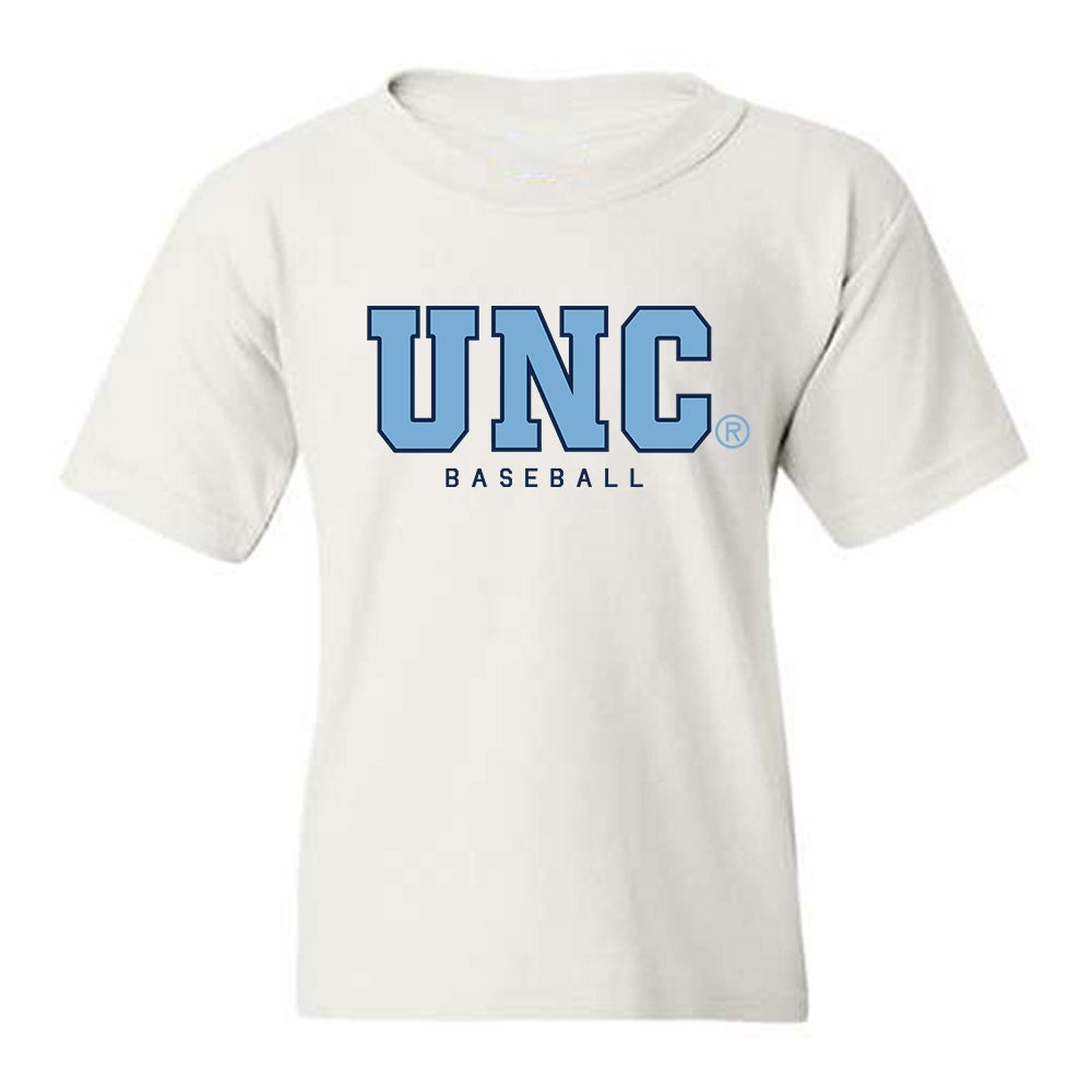 UNC - NCAA Baseball : Boston Flannery - Classic Shersey Youth T-Shirt-0