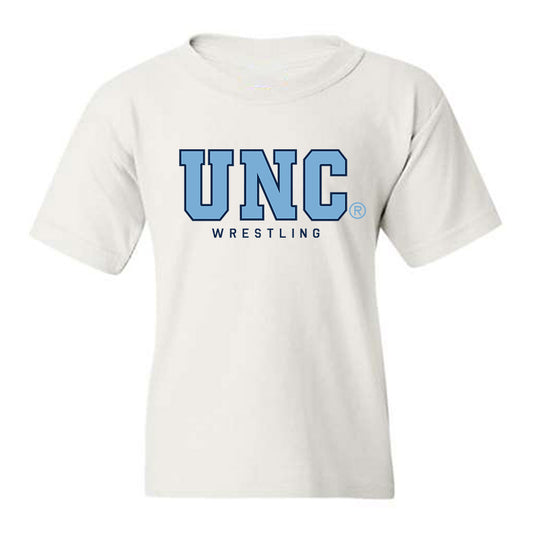 UNC - NCAA Wrestling : Mikey Calcagno - Classic Shersey Youth T-Shirt-0