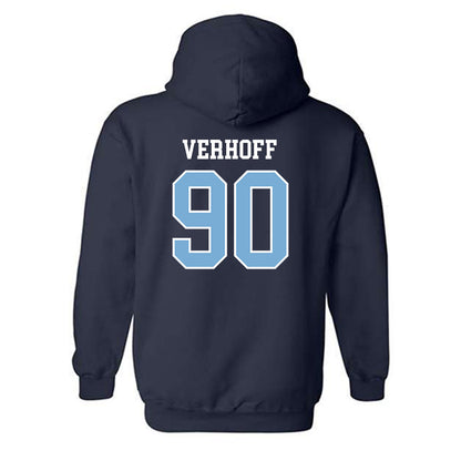 UNC - NCAA Football : Rece Verhoff - Sports Shersey Hooded Sweatshirt-1