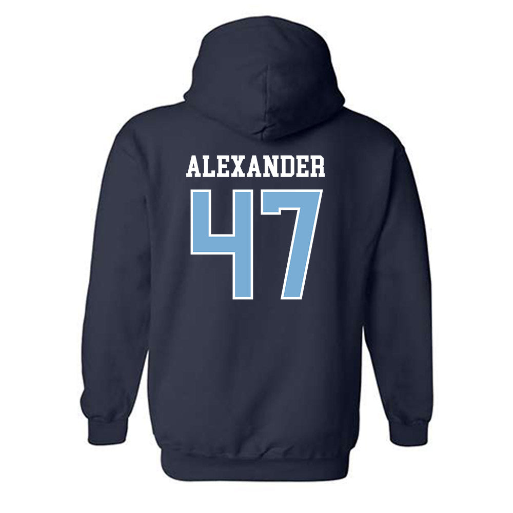 UNC - NCAA Football : Austin Alexander - Sports Shersey Hooded Sweatshirt-1