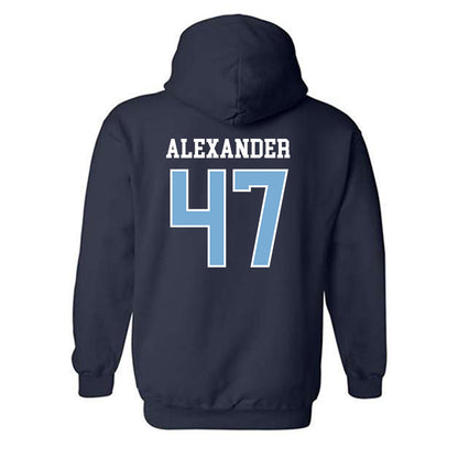 UNC - NCAA Football : Austin Alexander - Sports Shersey Hooded Sweatshirt-1