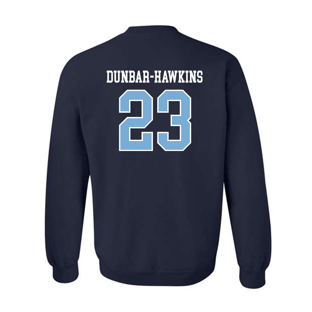 UNC - NCAA Football : Khristian Dunbar-Hawkins - Sports Shersey Crewneck Sweatshirt-1