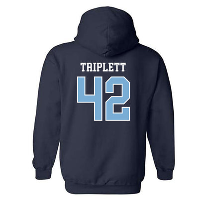 UNC - NCAA Football : Spencer Triplett - Sports Shersey Hooded Sweatshirt-1