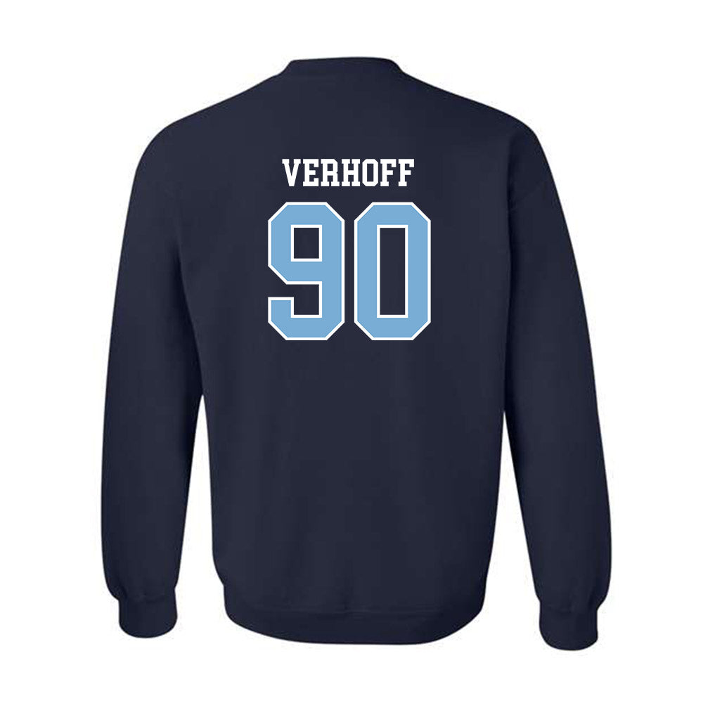 UNC - NCAA Football : Rece Verhoff - Sports Shersey Crewneck Sweatshirt-1