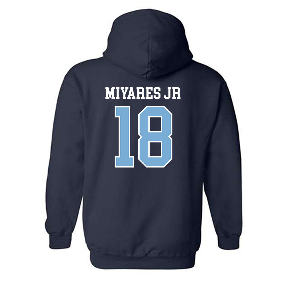 UNC - NCAA Football : Andres Miyares Jr - Sports Shersey Hooded Sweatshirt-1