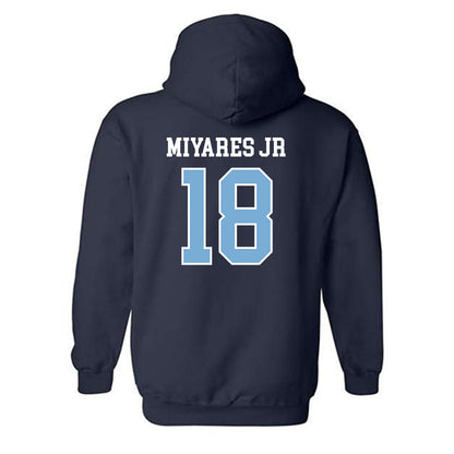 UNC - NCAA Football : Andres Miyares Jr - Sports Shersey Hooded Sweatshirt-1