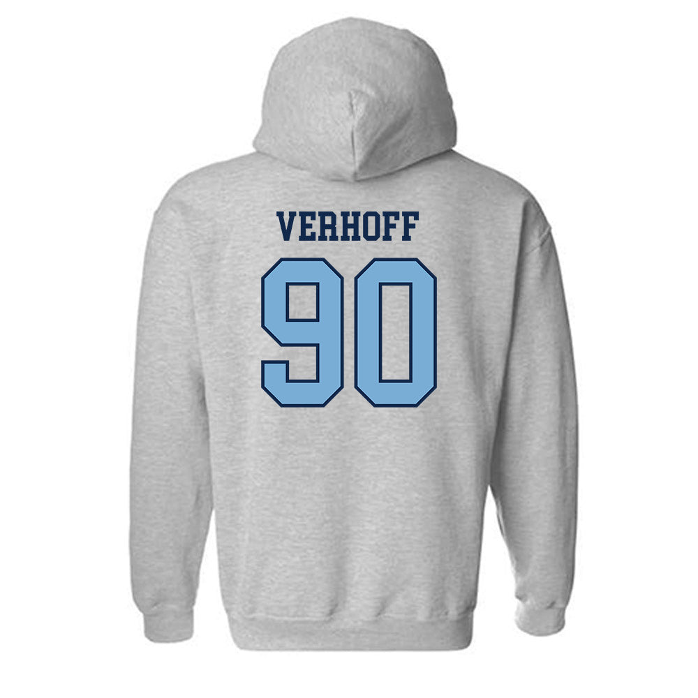 UNC - NCAA Football : Rece Verhoff - Sports Shersey Hooded Sweatshirt-1