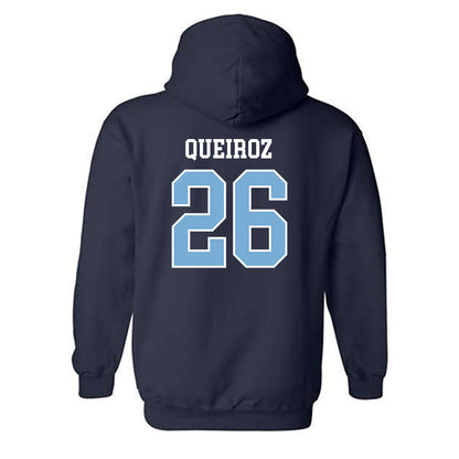 UNC - NCAA Women's Basketball : Taissa Queiroz - Sports Shersey Hooded Sweatshirt-1