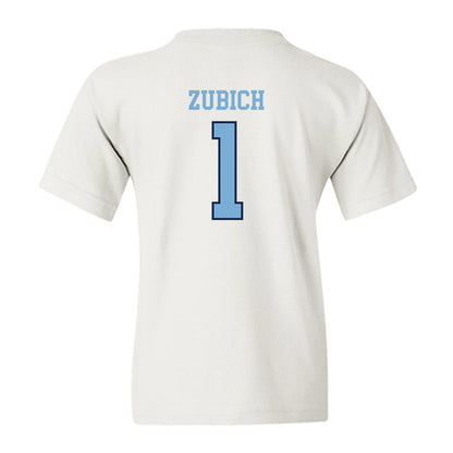 UNC - NCAA Women's Basketball : Jordan Zubich - Sports Shersey Youth T-Shirt-1
