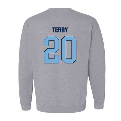 UNC - NCAA Baseball : AJ Terry - Sports Shersey Crewneck Sweatshirt-1