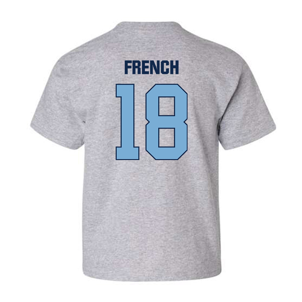 UNC - NCAA Baseball : Carter French - Sports Shersey Youth T-Shirt