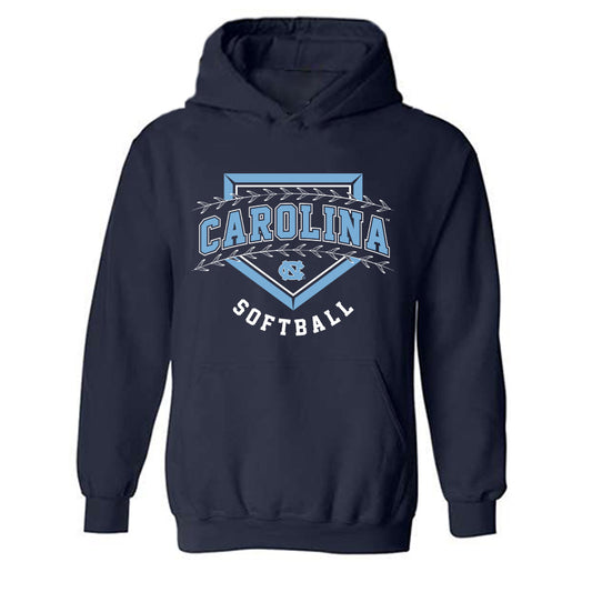 UNC - NCAA Softball : Kina Davis - Sports Shersey Hooded Sweatshirt-0