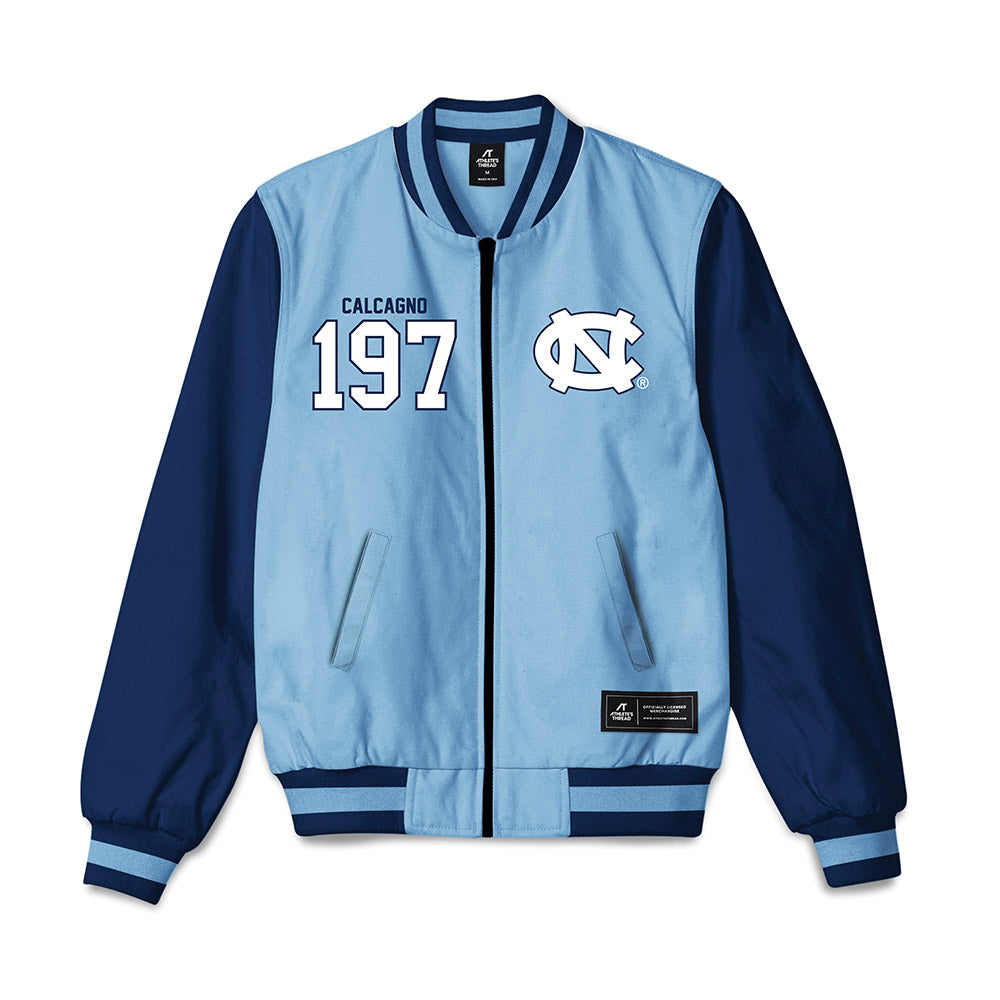 UNC - NCAA Wrestling : Mikey Calcagno - Bomber Jacket-0