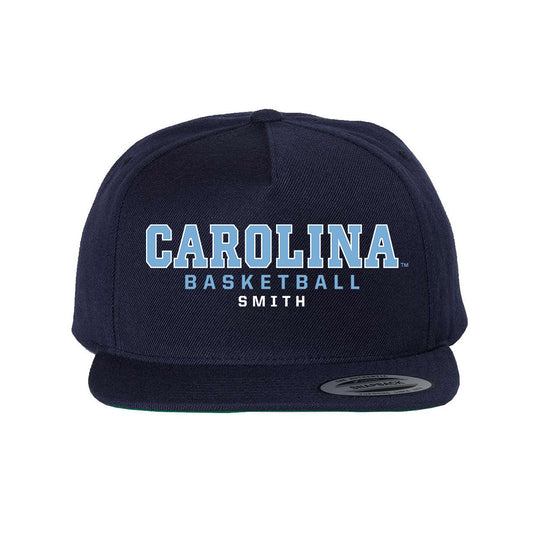 UNC - NCAA Men's Basketball : Evan Smith - Snapback Hat-0