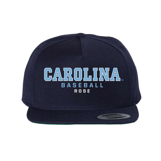 UNC - NCAA Baseball : Jackson Rose - Snapback Hat-0
