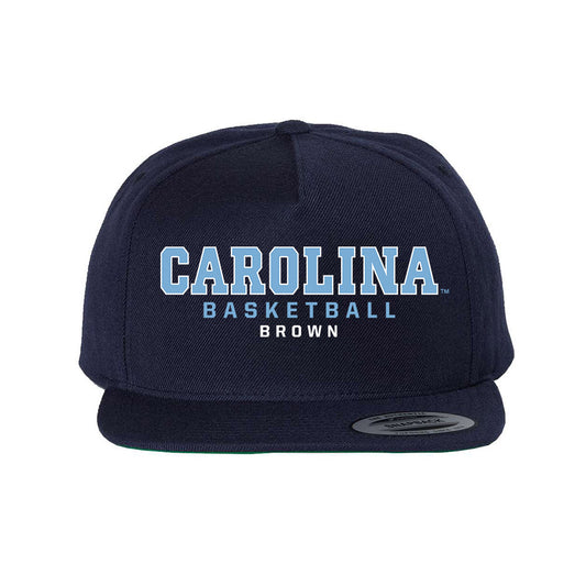 UNC - NCAA Men's Basketball : James Brown - Snapback Hat-0