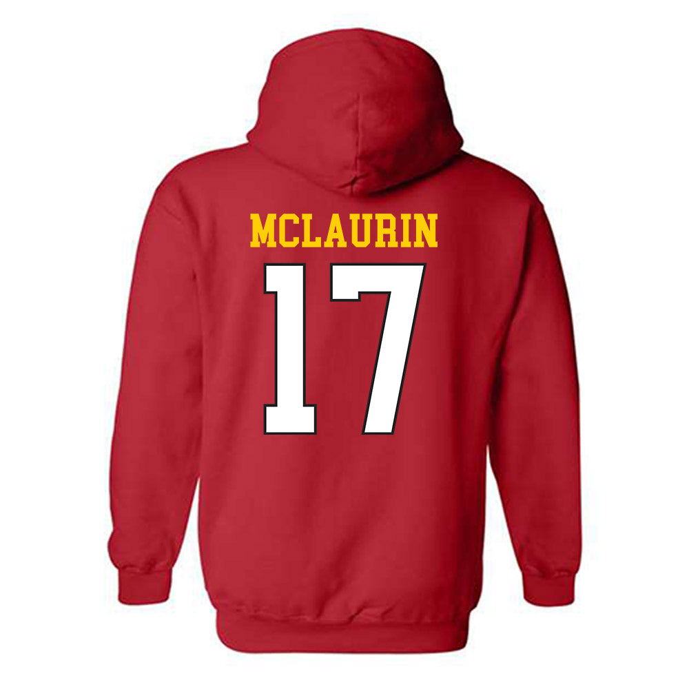 Maryland - NCAA Football : Josiah Mclaurin - Hooded Sweatshirt