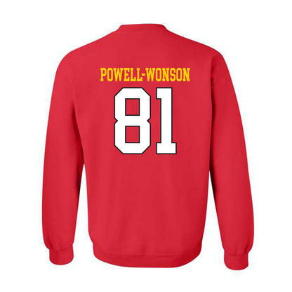 Maryland - NCAA Football : Jahmari Powell-Wonson - Crewneck Sweatshirt