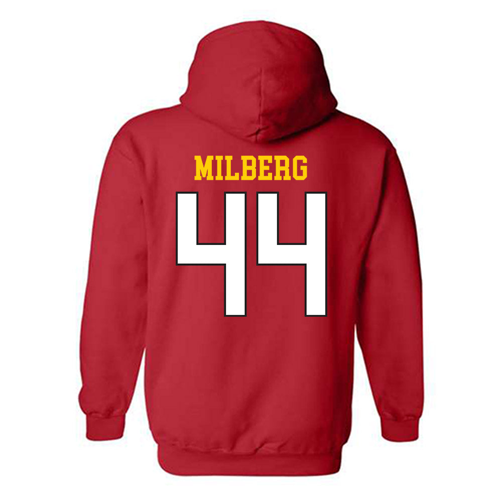 Maryland - NCAA Baseball : Devin Milberg - Classic Shersey Hooded Sweatshirt-1