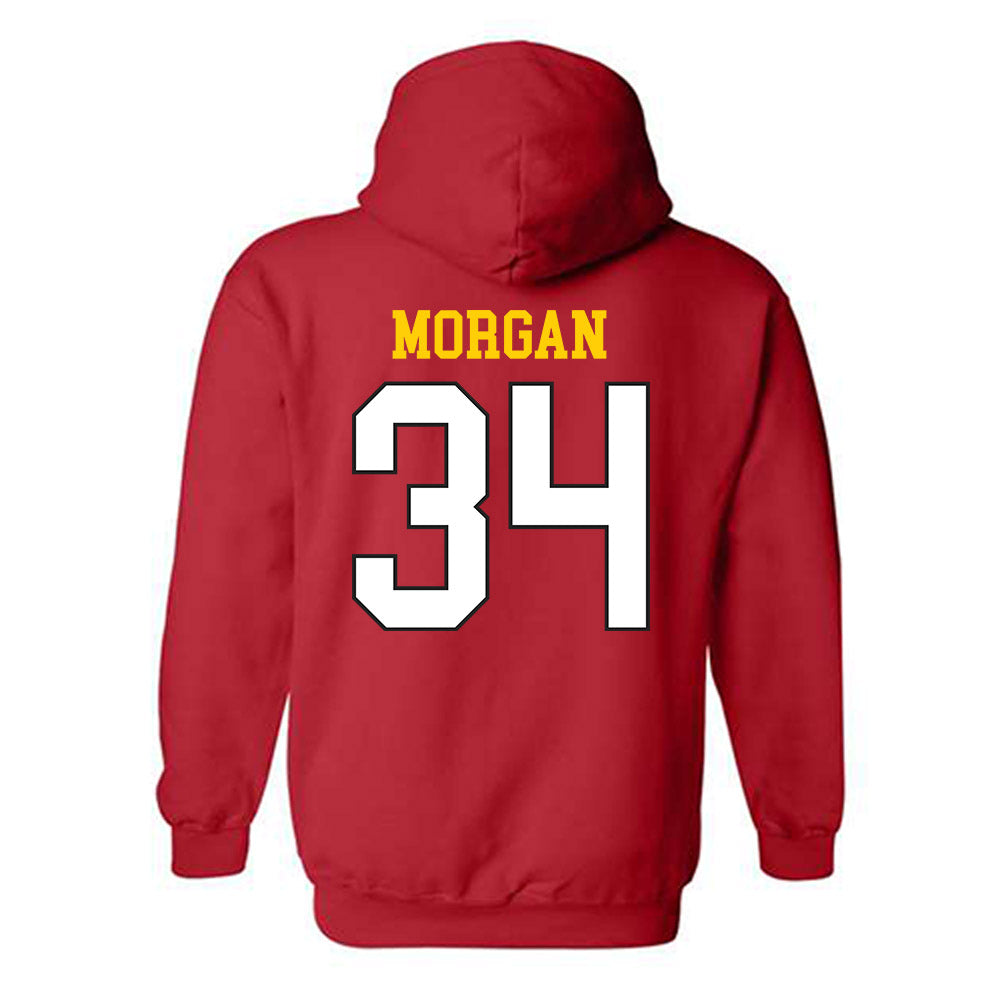 Maryland - NCAA Baseball : Jake Morgan - Classic Shersey Hooded Sweatshirt-1