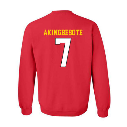 Maryland - NCAA Football : Tommy Akingbesote - Crewneck Sweatshirt