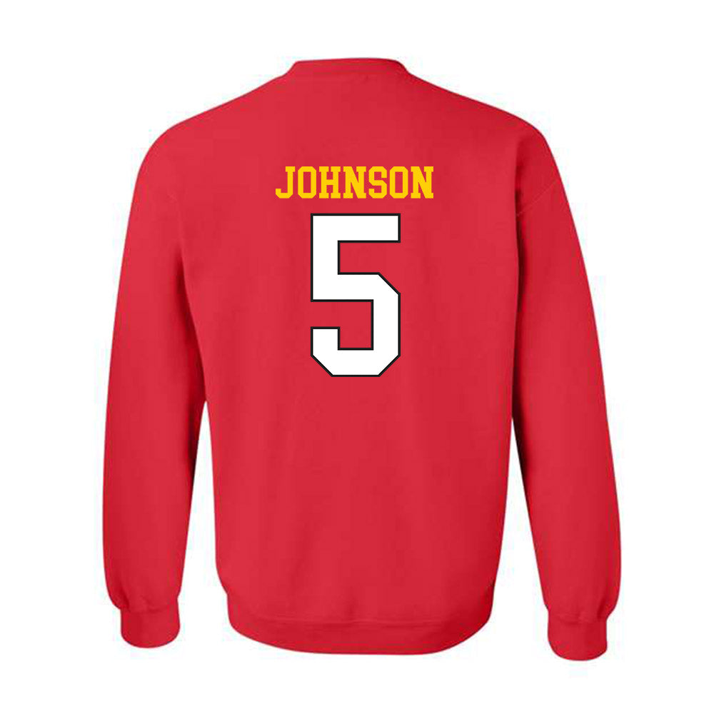 Maryland - NCAA Baseball : Andrew Johnson - Classic Shersey Crewneck Sweatshirt-1