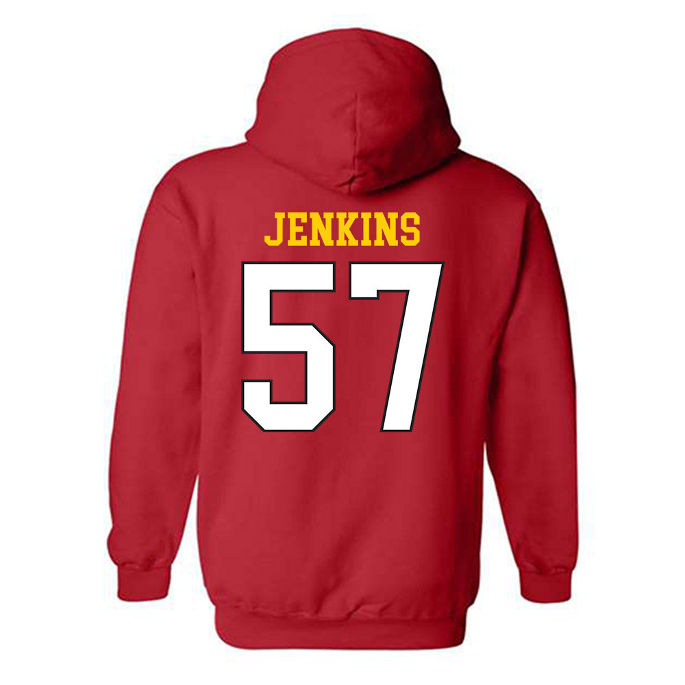 Maryland - NCAA Football : Bryce Jenkins - Classic Shersey Hooded Sweatshirt-1