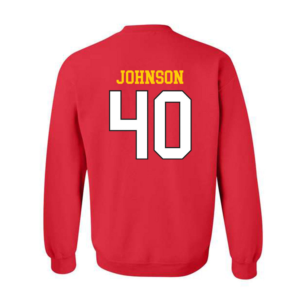 Maryland - NCAA Football : Taizse Johnson - Classic Shersey Crewneck Sweatshirt