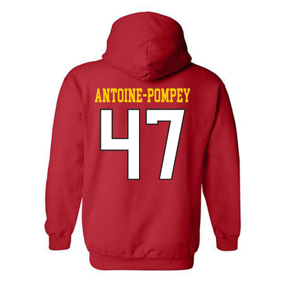 Maryland - NCAA Football : Sebastian Antoine-Pompey - Classic Shersey Hooded Sweatshirt