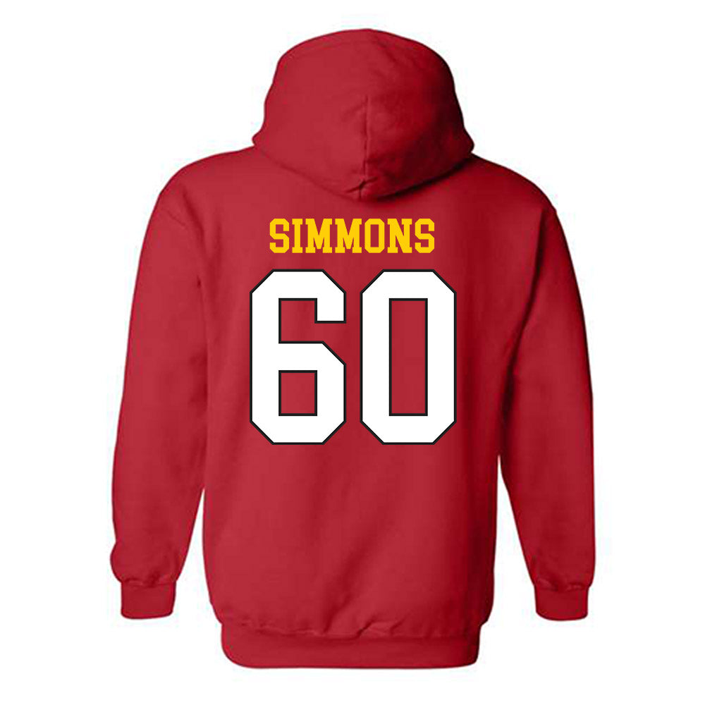 Maryland - NCAA Football : Joshua Simmons - Hooded Sweatshirt