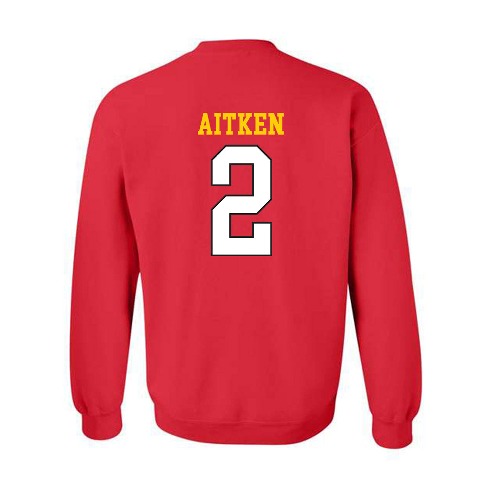 Maryland - NCAA Men's Lacrosse : Aidan Aitken - Classic Shersey Crewneck Sweatshirt-1
