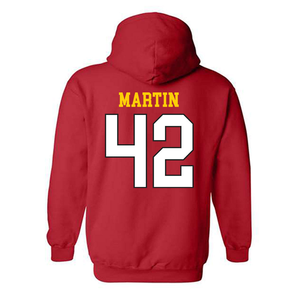 Maryland - NCAA Baseball : Brayden Martin - Classic Shersey Hooded Sweatshirt-1