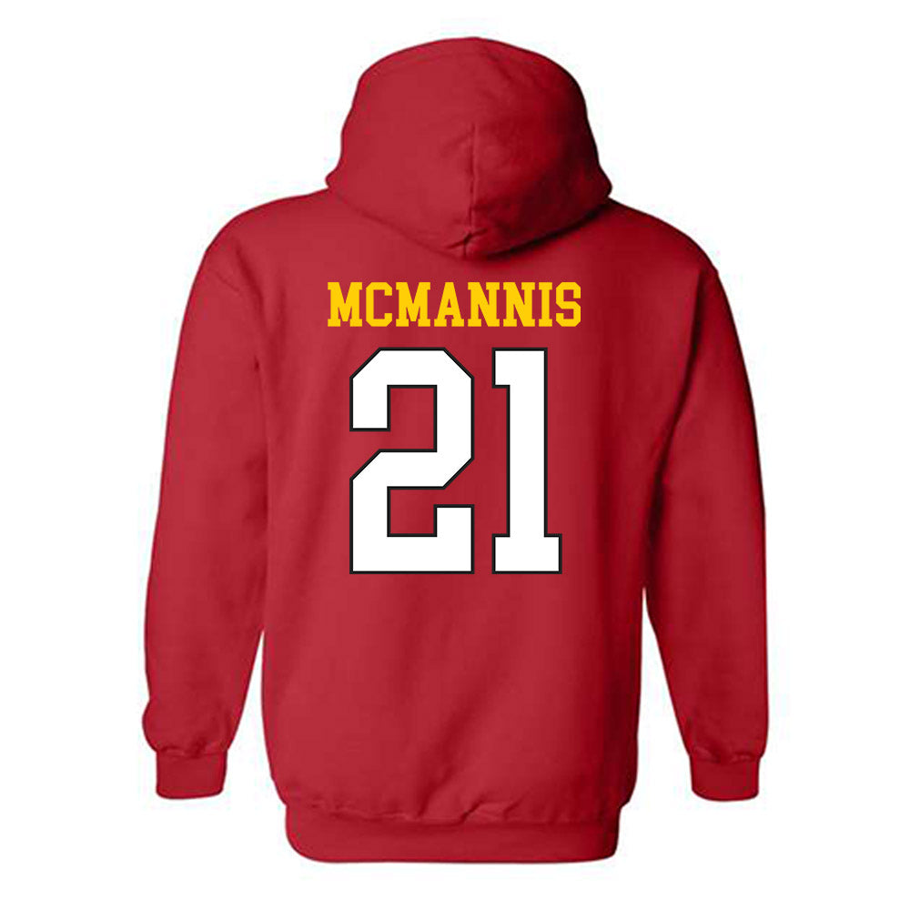 Maryland - NCAA Baseball : Joey McMannis - Classic Shersey Hooded Sweatshirt-1