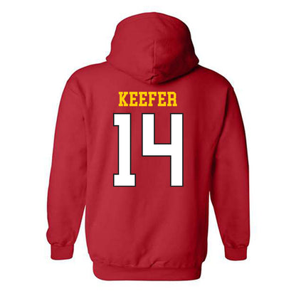 Maryland - NCAA Baseball : Luke Keefer - Classic Shersey Hooded Sweatshirt-1