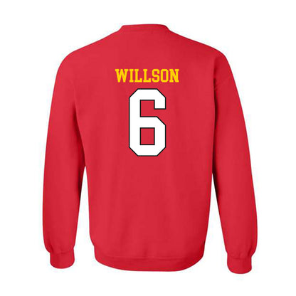Maryland - NCAA Baseball : Liam Willson - Classic Shersey Crewneck Sweatshirt-1