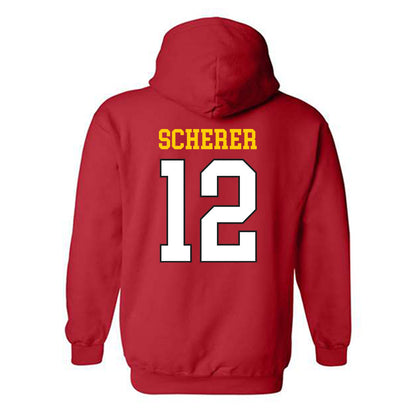 Maryland - NCAA Women's Volleyball : Katherine Scherer - Classic Shersey Hooded Sweatshirt-1