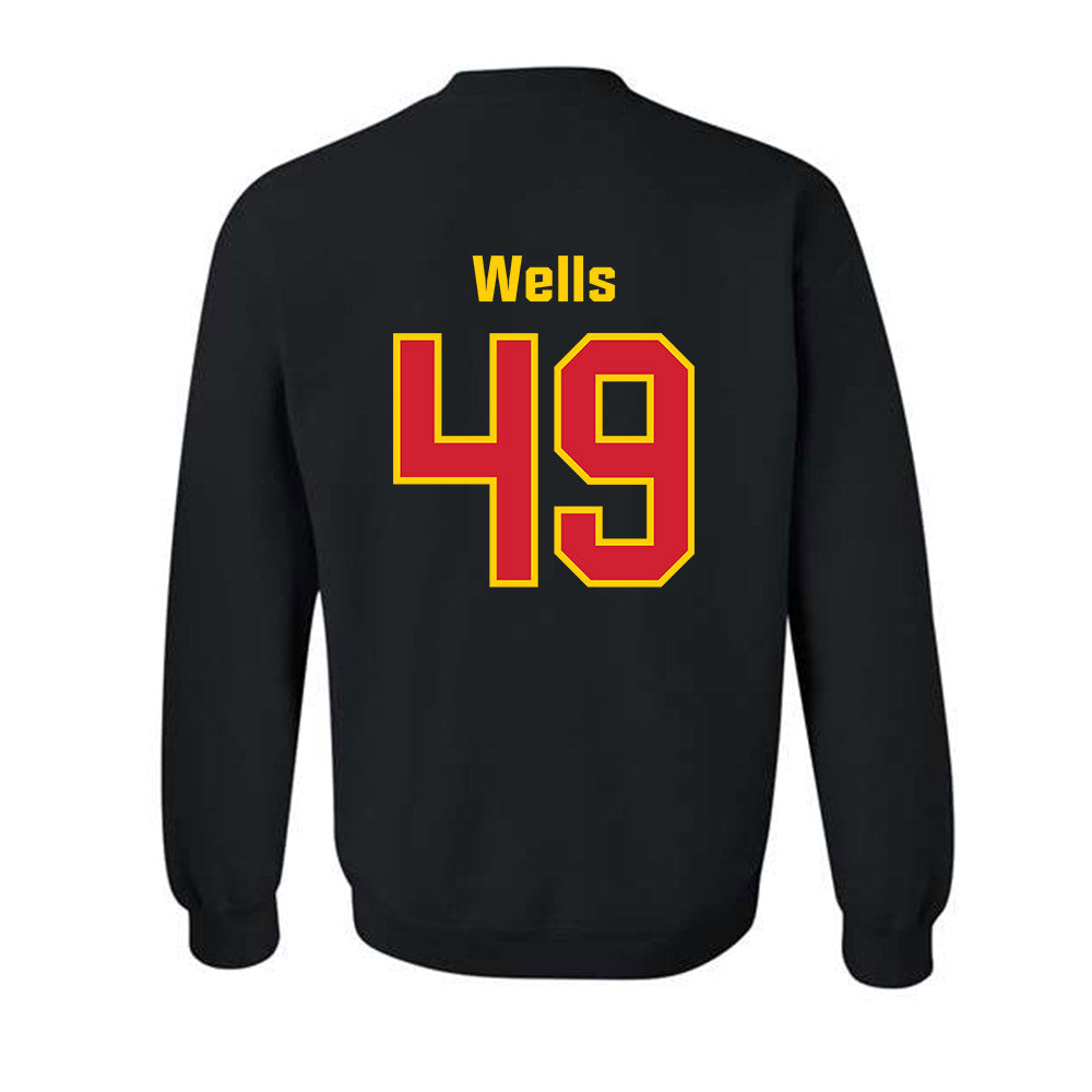 Maryland - NCAA Football : Chris Wells - Classic Shersey Crewneck Sweatshirt-1
