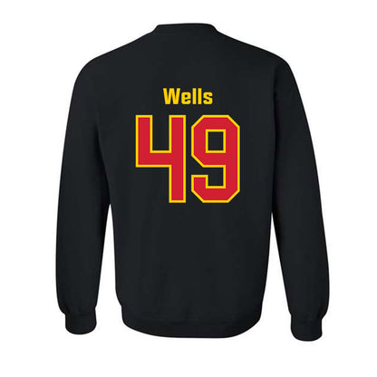 Maryland - NCAA Football : Chris Wells - Classic Shersey Crewneck Sweatshirt-1