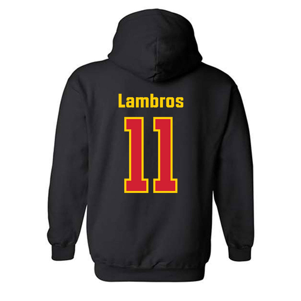 Maryland - NCAA Baseball : Elijah Lambros - Classic Shersey Hooded Sweatshirt-1