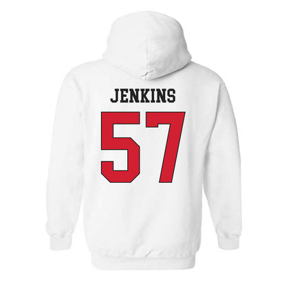 Maryland - NCAA Football : Bryce Jenkins - Classic Shersey Hooded Sweatshirt-1