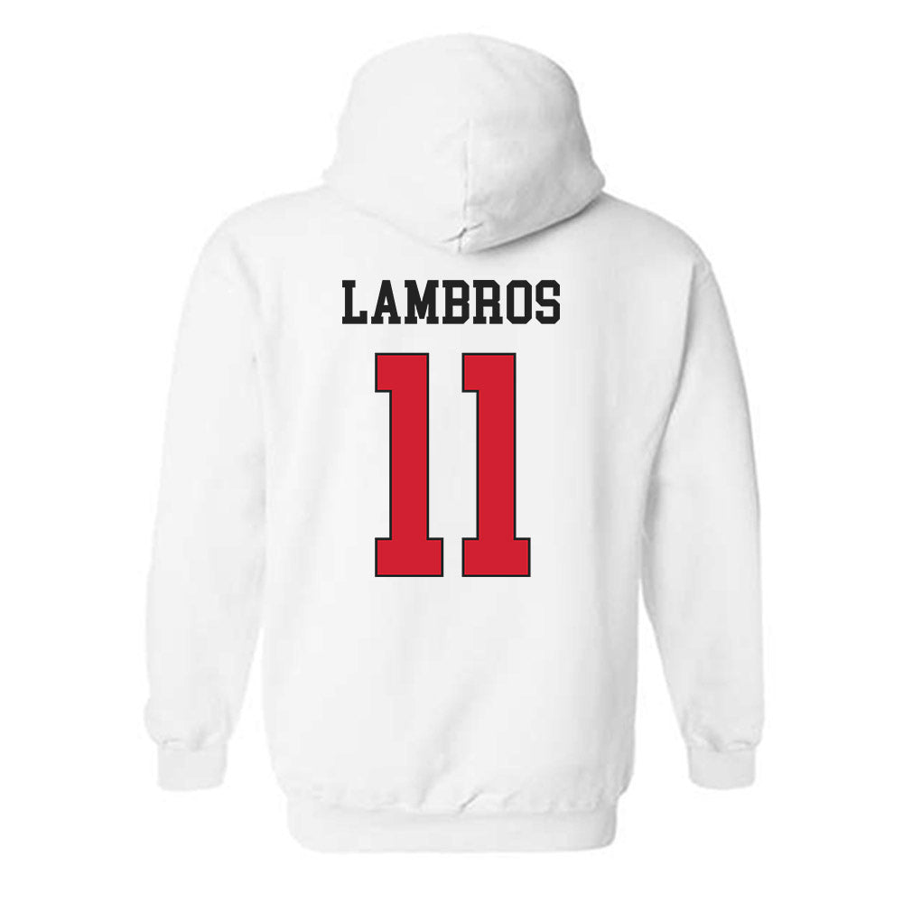 Maryland - NCAA Baseball : Elijah Lambros - Classic Shersey Hooded Sweatshirt-1