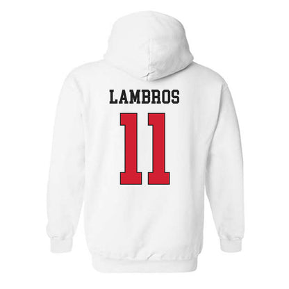 Maryland - NCAA Baseball : Elijah Lambros - Classic Shersey Hooded Sweatshirt-1