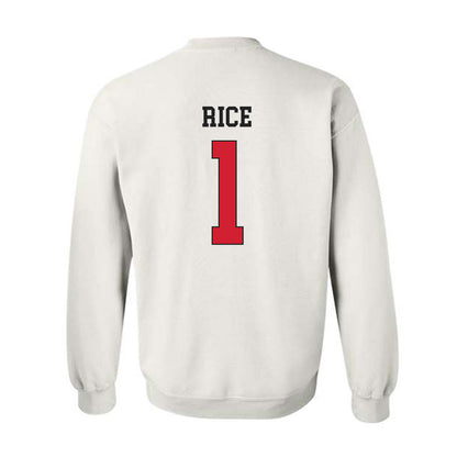 Maryland - NCAA Men's Basketball : Rodney Rice - Classic Shersey Crewneck Sweatshirt-1