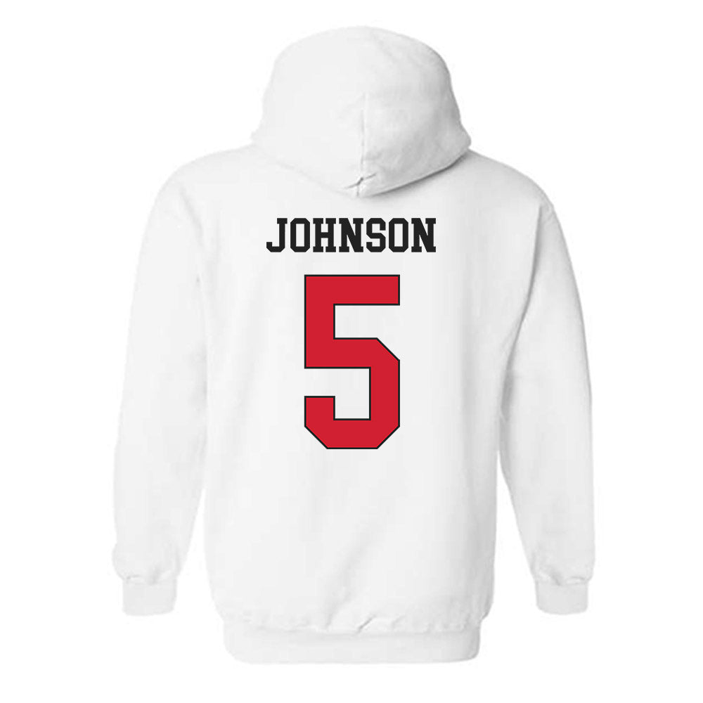 Maryland - NCAA Baseball : Andrew Johnson - Classic Shersey Hooded Sweatshirt-1