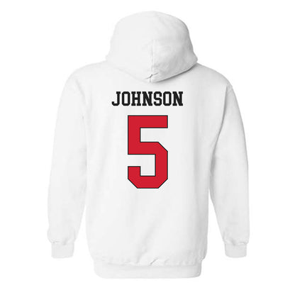 Maryland - NCAA Baseball : Andrew Johnson - Classic Shersey Hooded Sweatshirt-1