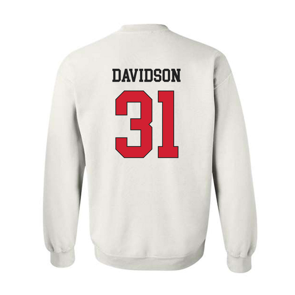 Maryland - NCAA Men's Lacrosse : Trace Davidson - Classic Shersey Crewneck Sweatshirt-1
