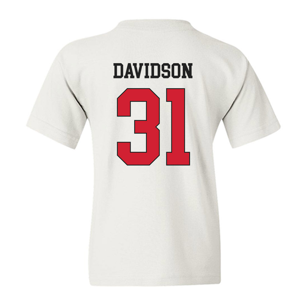 Maryland - NCAA Men's Lacrosse : Trace Davidson - Classic Shersey Youth T-Shirt-1